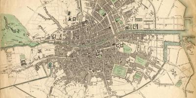 نقشه دوبلین در سال 1916