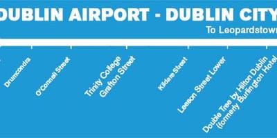 Aircoach متوقف نقشه